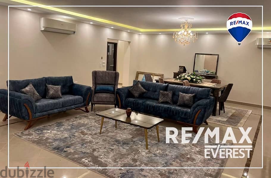 Furnished Ground Apartment For Rent In Zayed Regency - ElSheikh Zayed 3