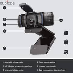 كاميرا logitech c920e 1080p Webcam كسر زيرو 0