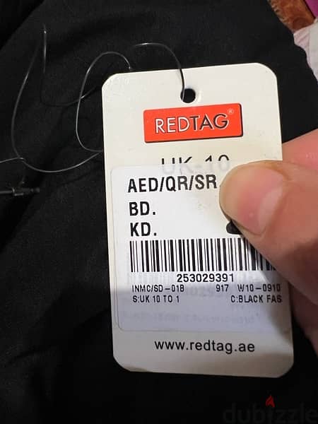 Dress cotton 100% - REDTAG - size UK 10 - medium - فستان طويل 1