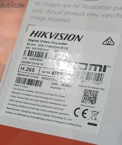 DVR Hikivision - 8 port 4mp جديد 0