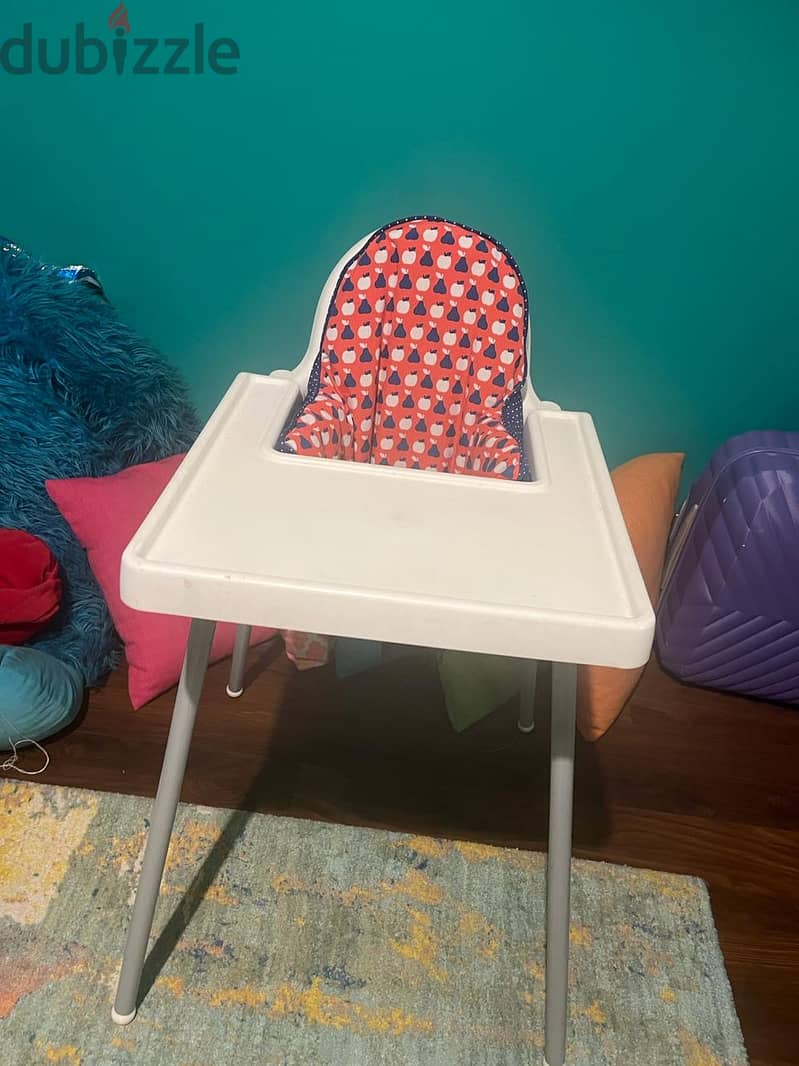 كرسي طعام اطفال ايكيا بالمسند - Feeding Chair for Babies 0