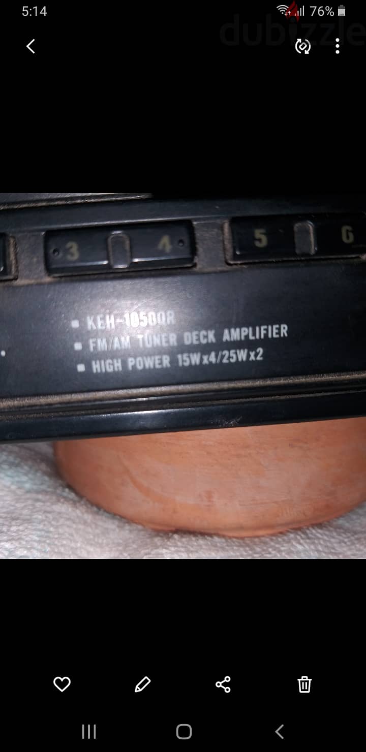 Pioneer KEH 10500 R كاست بايونير 5