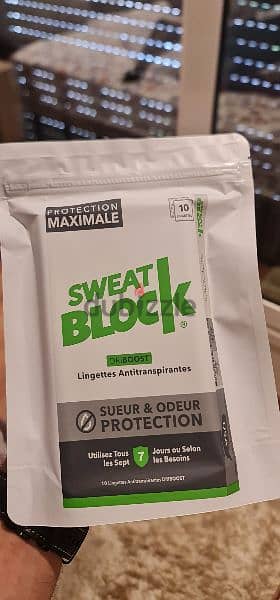 Max Clinical Antiperspirant Wipes by Sweat Block 1