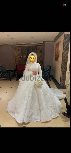 فستان زفاف لاحلي عروسه فرصه لن تتكرر
