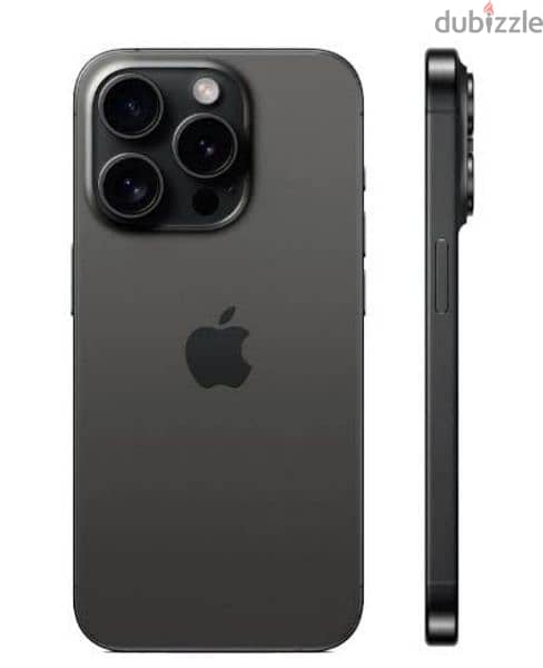 I Phone 15 pro Black Titanium 128GB جديد متبرشم 1