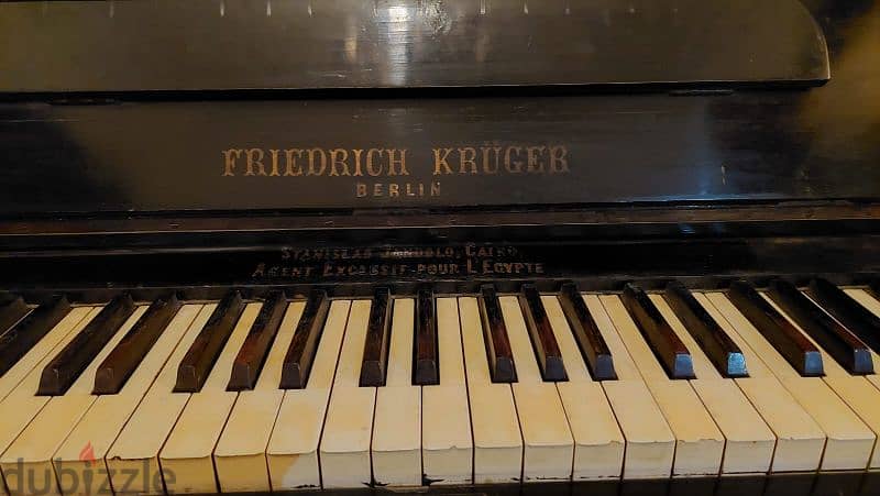 بيانو ألماني فريدريك كروجر بالكرسي مستعمل 2