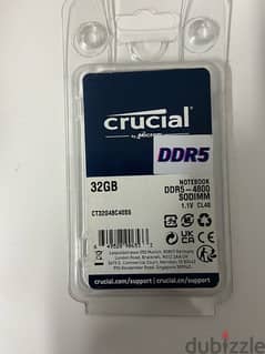 Crucial RAM 32GB DDR5 4800MHz 0