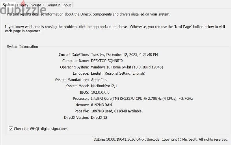 Apple macbook pro 13' 7