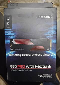 Samsung 990 Pro 2TB with Heatsink m. 2 PS5 New Sealed 0