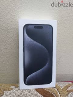 New iPhone 15 Pro for sale بكرتونته متفتحش