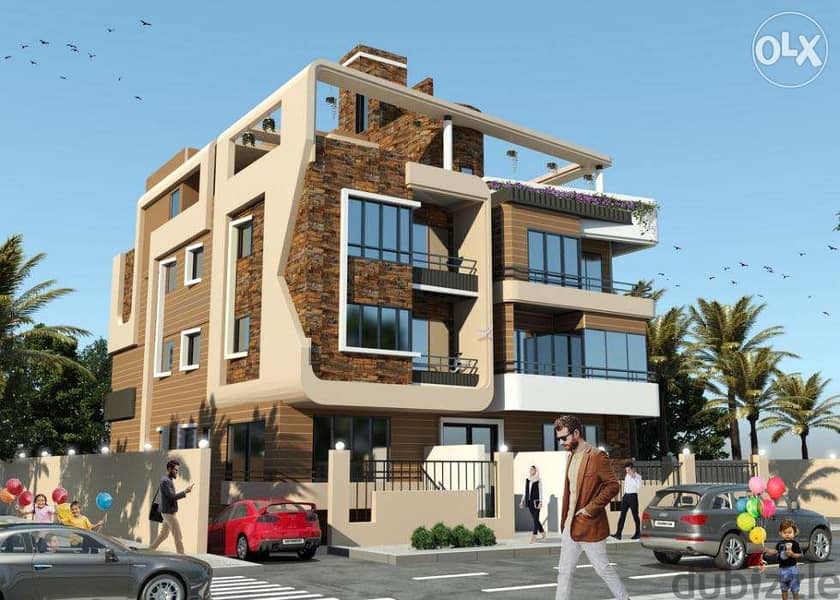 شقة للبيع دور اول 245 م الحى 5 مدينة الشيخ زايد مشروع أوركيد 4 1
