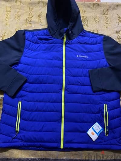 COLUMBIA  JACKET BLUE THERMAL COIL Size 2XL