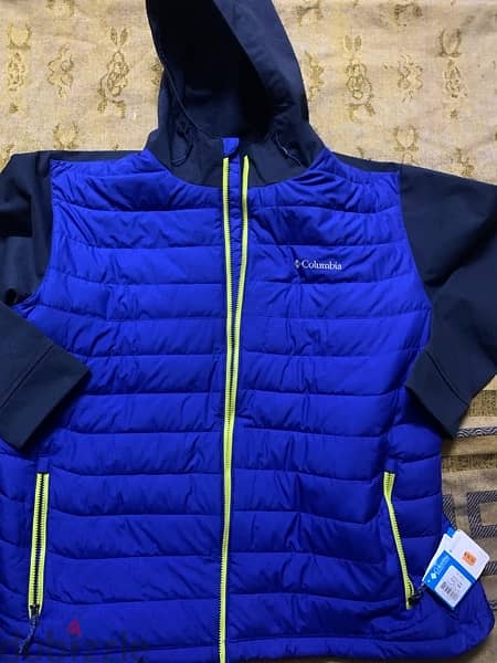 COLUMBIA  JACKET BLUE THERMAL COIL Size 3XL 2