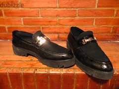 حذاء جلد كلاسيك  تركى مقاس ٤٤-٤٥…نعل رابر مريح