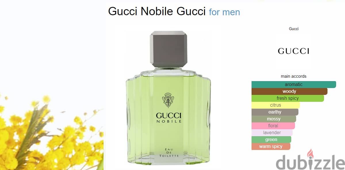 Gucci Nobile by Gucci is a Aromatic Fougere fragrance for men 1