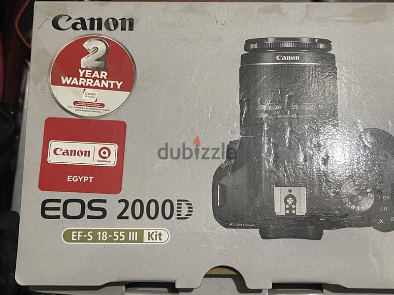 كاميرة Canon 2000D 5