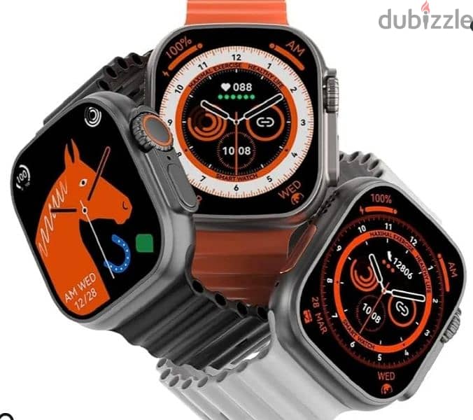 افضل و ارخص ساعه لبدايل ابل DT NO. 1 DT8 Ultra Smart Watch l sports 1