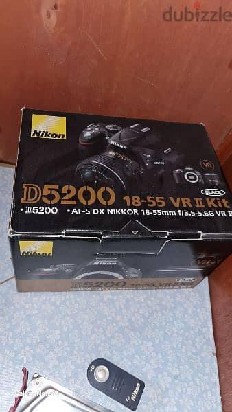كاميرا نيكون 5200D بحاجاتها الاصلية اقل من 4K صورة-  16000 جنيه 11