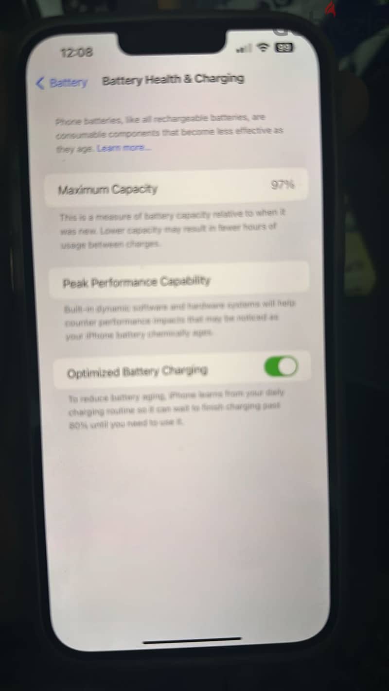 Iphone 13 promax 256  battery 97% 2