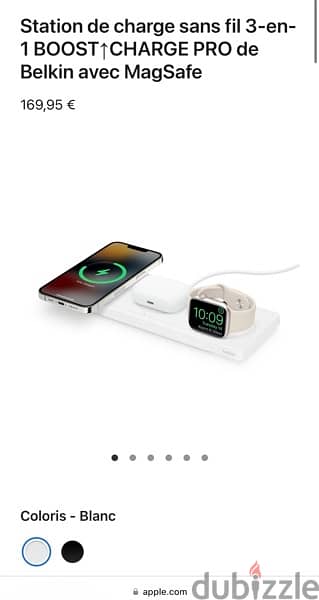 Belkin Boost Charge Pro 3 in 1 wireless charger pad with MagSafe 2
