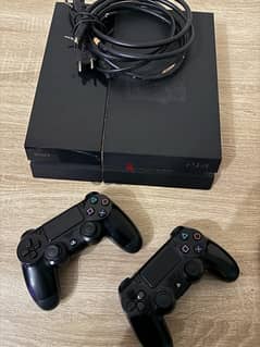PS4 fat 1 TB hard (جلبريك) with 25 games on hard