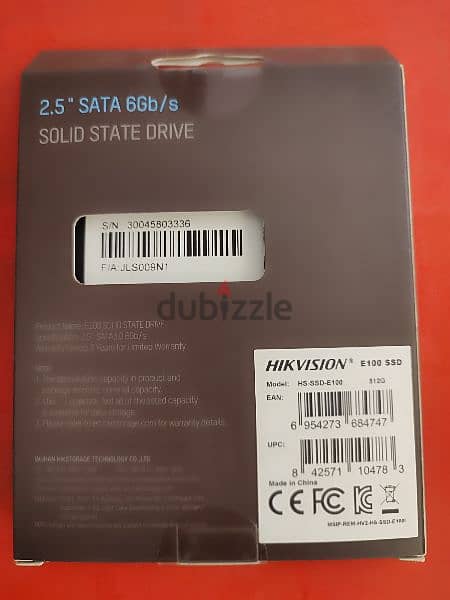 SSD 512 جديد بالضمان 1