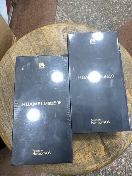 Huawei Mate 50 512G Black / Mate 50E 256G Black جديد متبرشم 0