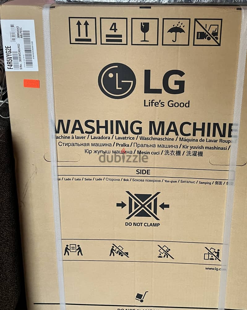 lg vivace 9kg washing machine غساله غسالة ال جي فيفاتشى ٩ كيلو 0