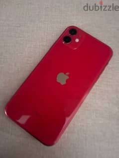 Iphone 11 red no scratch 64 giga