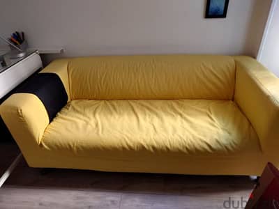 IKEA klippan couch, excellent condition, with additional white cover