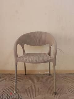 rattan plastice chair brown 0