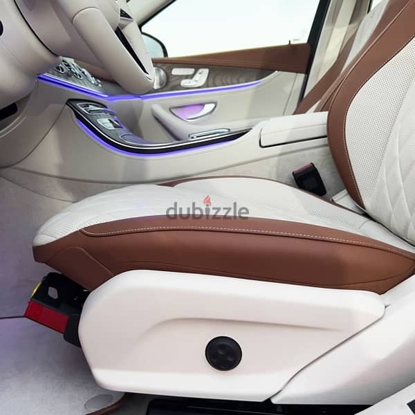 the special mercedes benz E200 designo interior. fully loaded 11