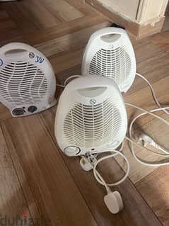 3 fan heaters from the uk, they are all working
