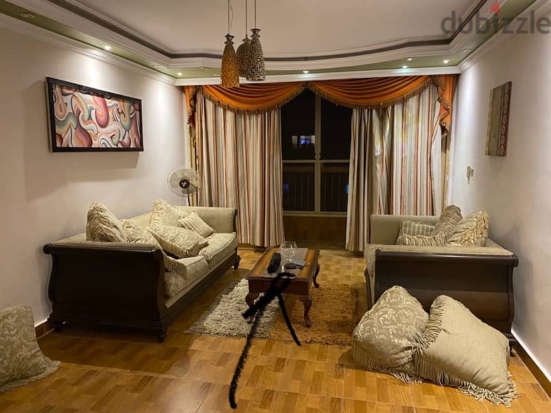 furnished 2 Bedrooms Apartment ONLY  Non Egyptions 1