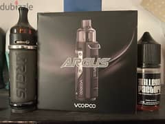 Argus vape with box and Kit