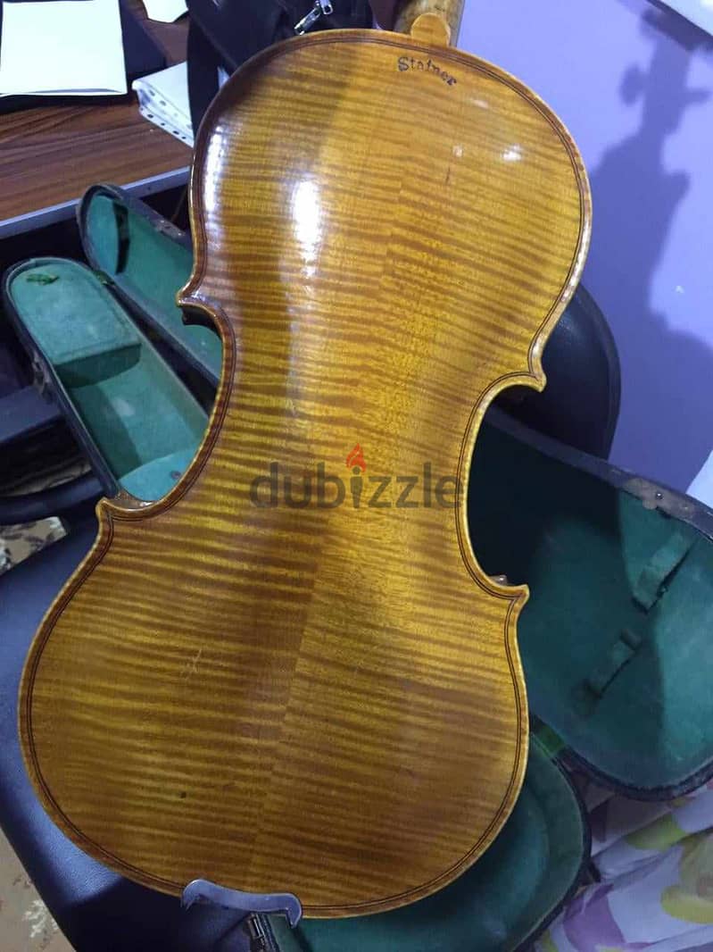 Old Violin After Jacobus Stainer size 7/8 كمانجه قديمه ماركة شتاينر 0