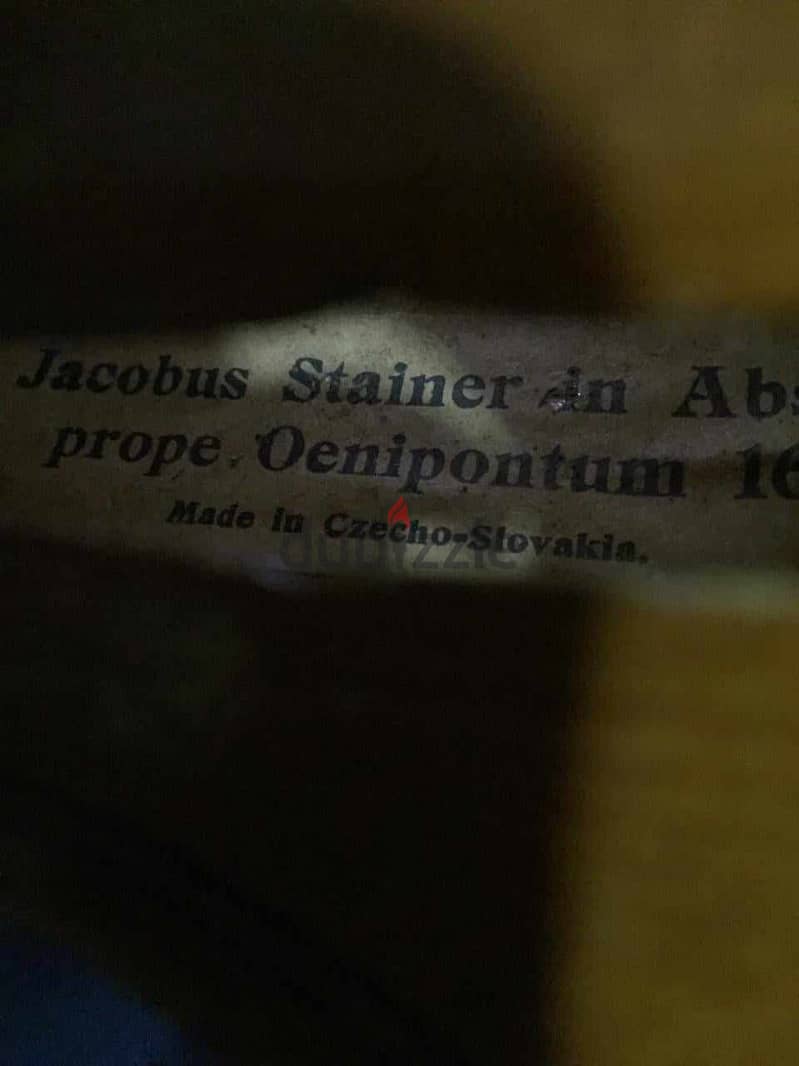Old Violin After Jacobus Stainer size 7/8 كمانجه قديمه ماركة شتاينر 1
