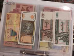 البوم كولكشن عملات اجنبيه من حول العالم لهواة العملات