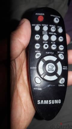 Remote control for Samsung DVD