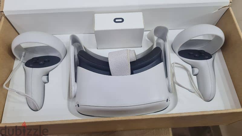 نظارة الواقع الافتراضي VR Meta Oculus Quste 2 بحالة الجديد 64 GB 8