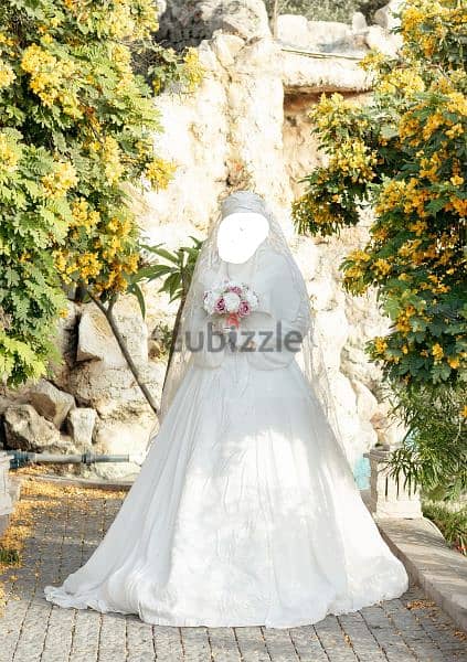 فستان زفاف للمحجبات او المنتقبات 2