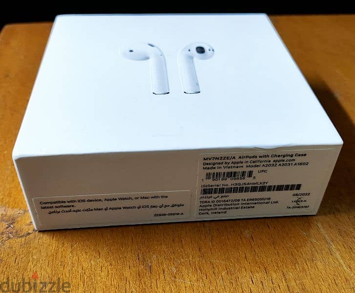 Airpods 2nd Gen With Charging Case White 1