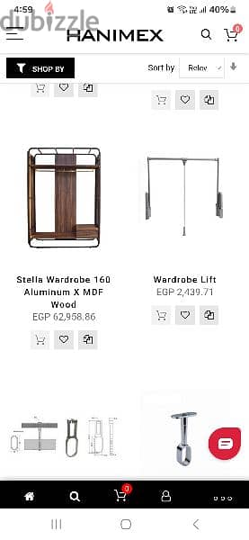 wardrobe handle from hanimex