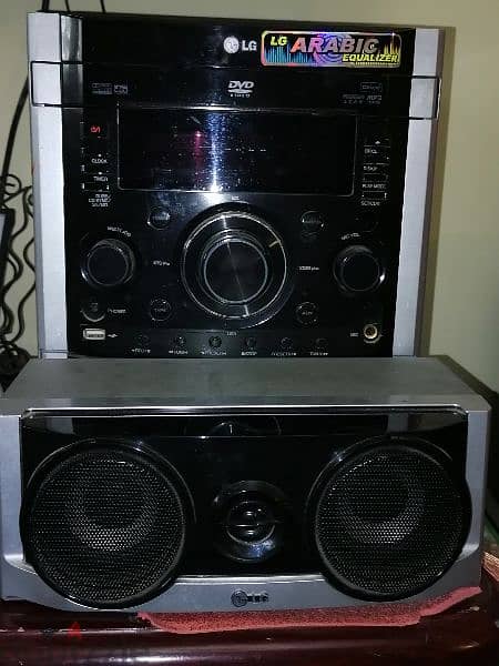 sound system lg from doha as new. with speakers 3