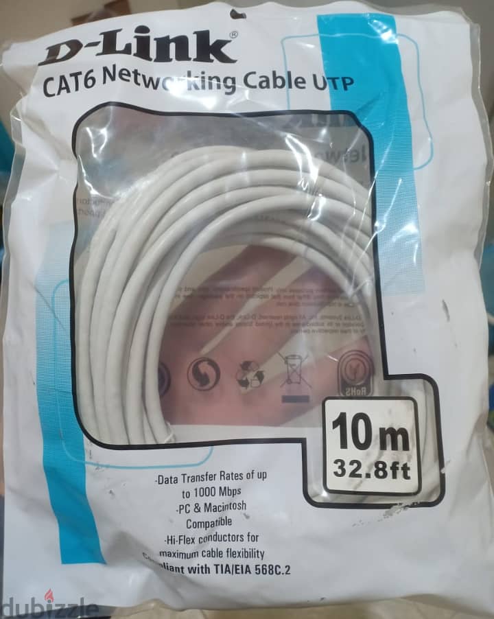 كابل D - Link  CAT6  Networking cable UTP 5