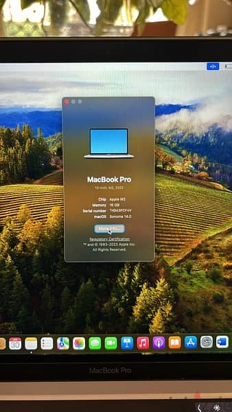 Macbook pro 2022 ( November ) 1 TB 16 RAM 13.3 Screen 3