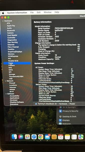 Macbook pro 2022 ( November ) 1 TB 16 RAM 13.3 Screen 4