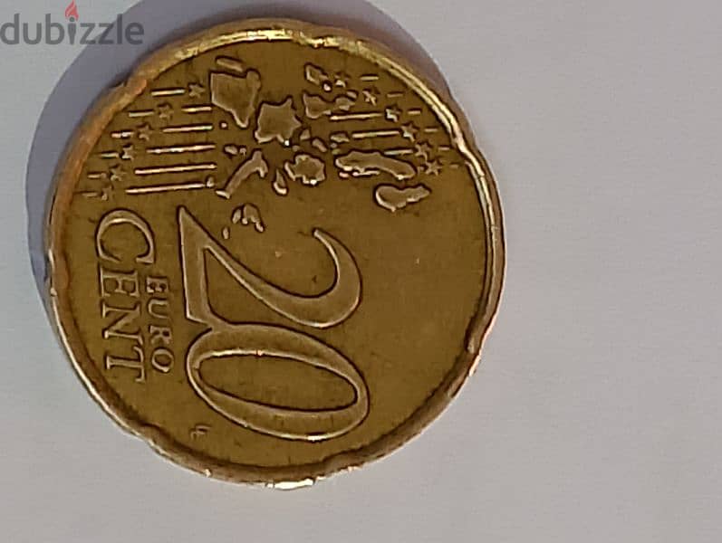 20 سنت يورو النادر 1999 1