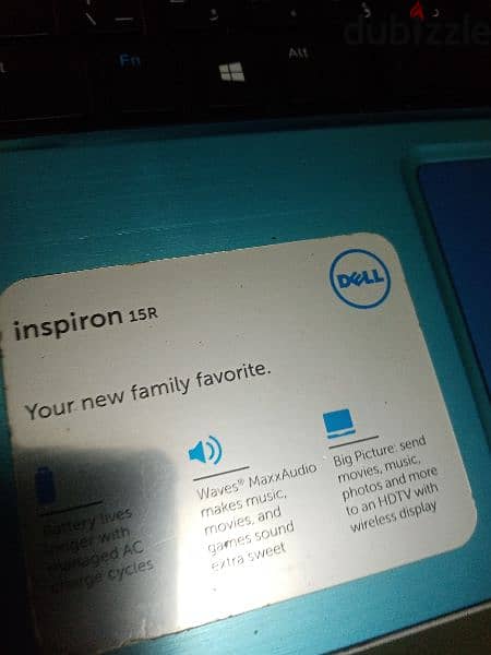 Dell inspiron 15r  بكارتين شاشه Core i7 3rd  للجيمز والجرافيكس  amd 2g 2