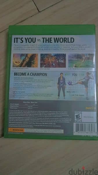 xbox one cd kinect sports rivals 3